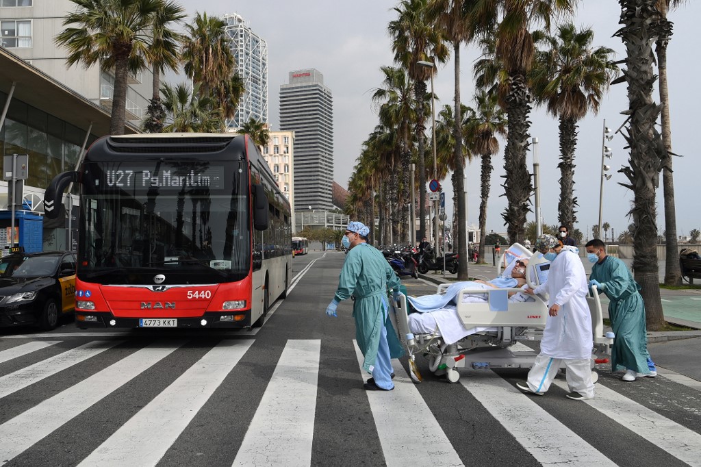 SPAIN-HEALTH-VIRUS-HOSPITAL-AFP PICTURES OF THE YEAR 2021