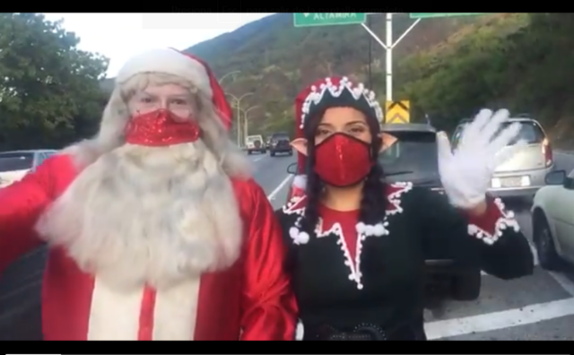 Santa Claus regresó a la Cota Mil para darle la bienvenida a la Navidad
