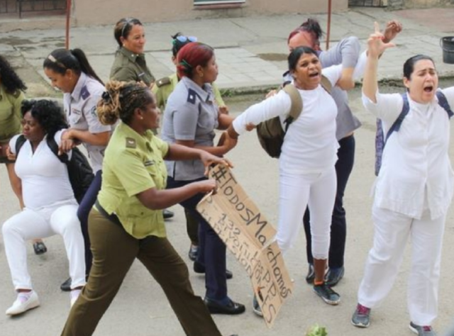 Dejan en libertad a las Damas de Blanco detenidas temporalmente en Cuba