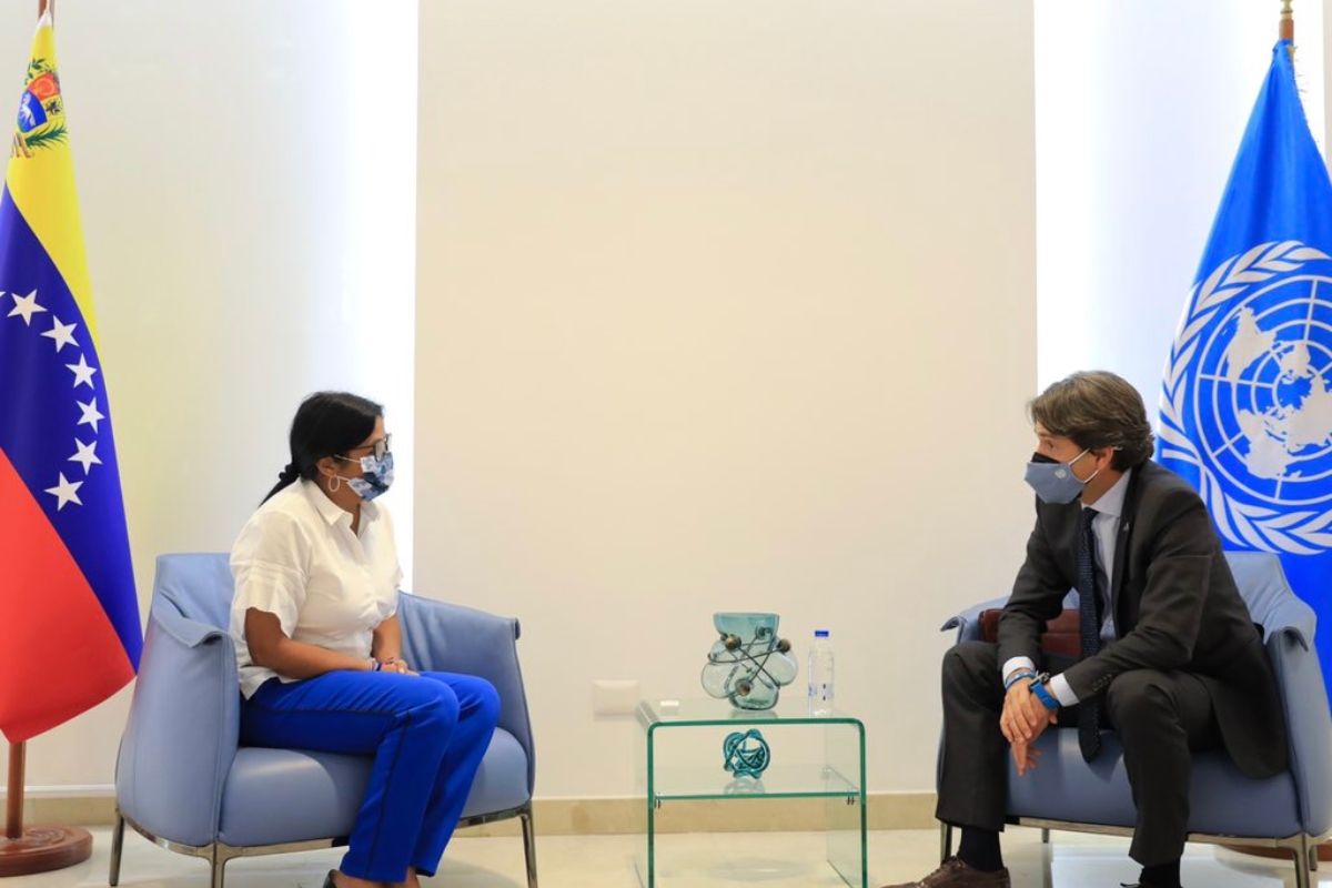 Delcy y representante de la ONU en Venezuela sostuvieron encuentro