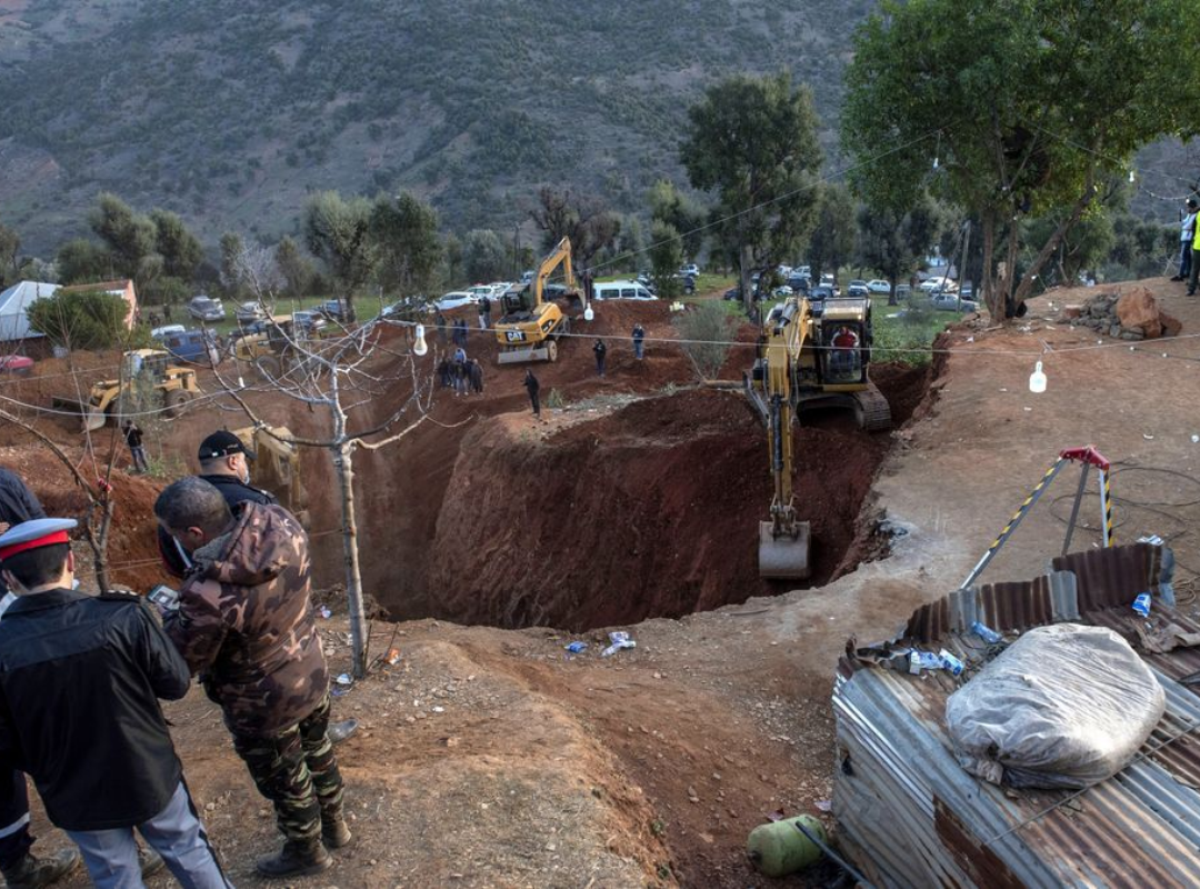 niño pozo en Marruecos