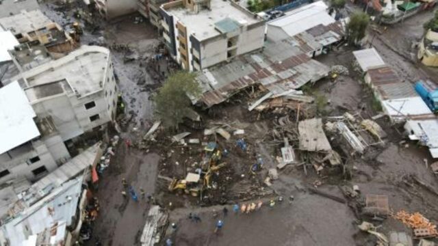 Aluvión deja 22 muertos y 20 desaparecidos en Quito