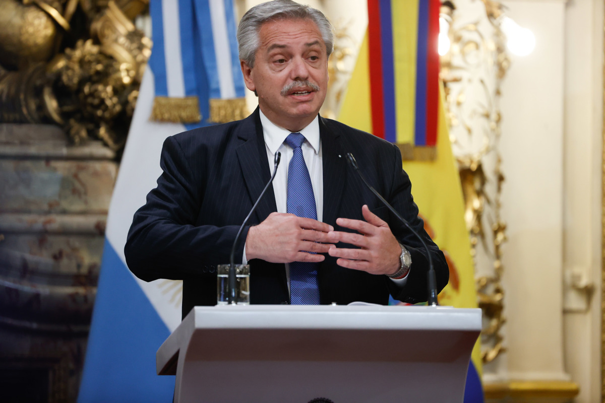 Lasso y Fernández ofrecen declaración conjunta a medios tras reunión privada en la Casa Rosada