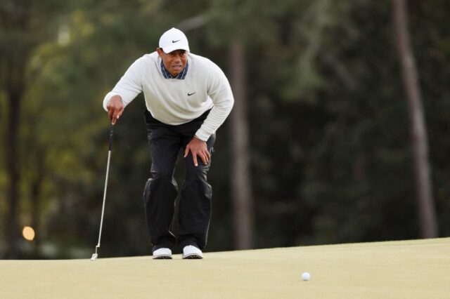 Tiger Woods se desploma en el Masters de Augusta