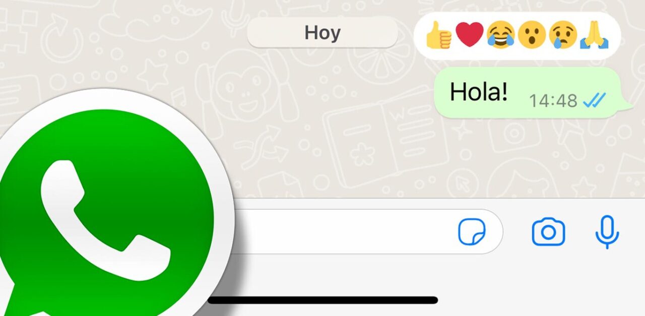 WhatsApp reacciones