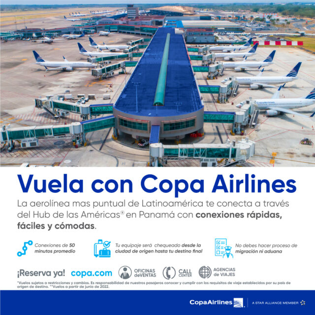 Copa Airlines invierte en su recuperación para fortalecer el liderazgo del hub de las Americas