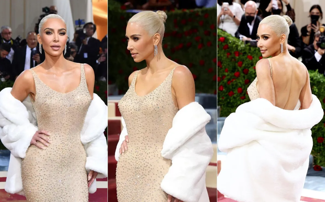 La estricta dieta de Kim Kardashian para usar el vestido de Marilyn Monroe en la Met Gala 2022