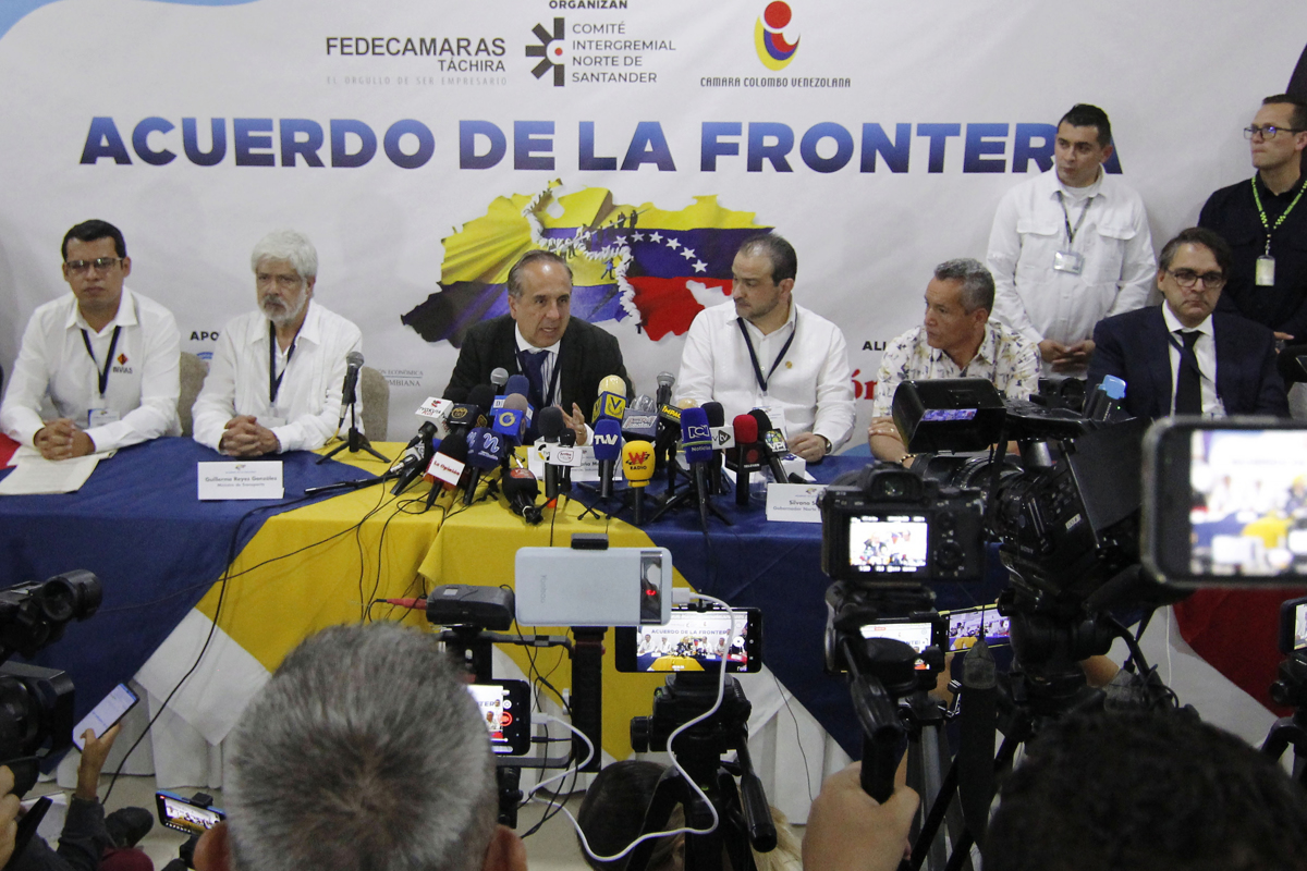Delegados de Colombia y Venezuela se reúnen en el Acuerdo de la Frontera