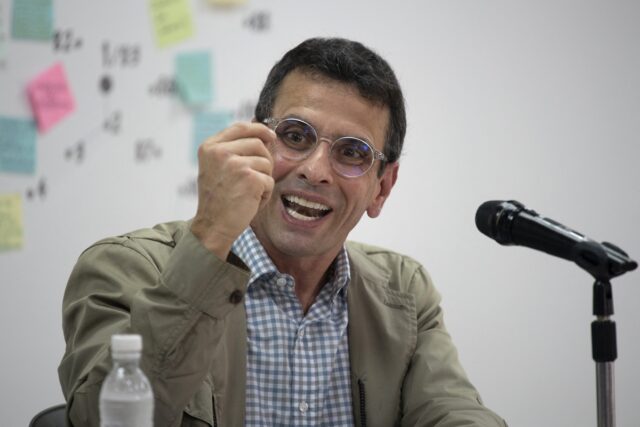 Henrique Capriles reconoció que mantiene sus aspiraciones presidenciales