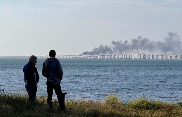 Rusia detuvo a ocho sospechosos por explosión en el puente de Crimea