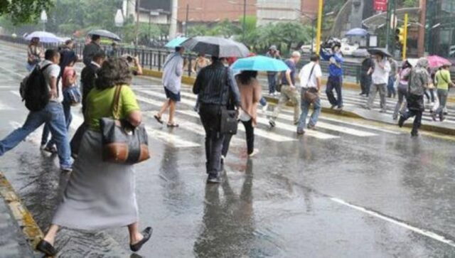Se esperan lluvias con descargas eléctricas en gran parte del país para este viernes