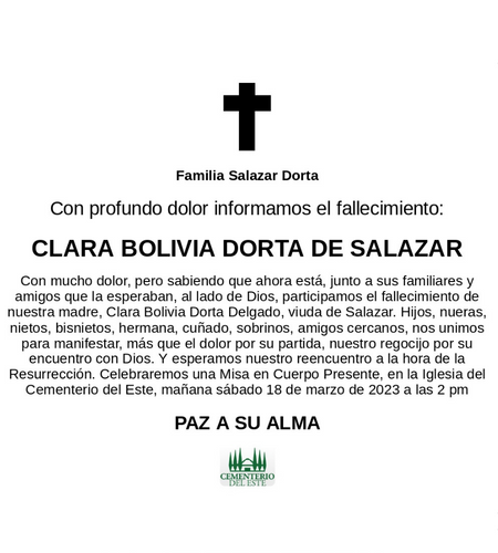 58031 CLARA BOLIVIA DORTA DE SALAZAR 170323