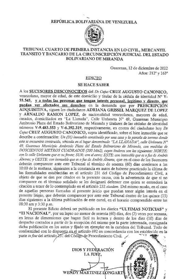 Edicto Sucesores Desconocidos Cruz Augusto Canónico (2)