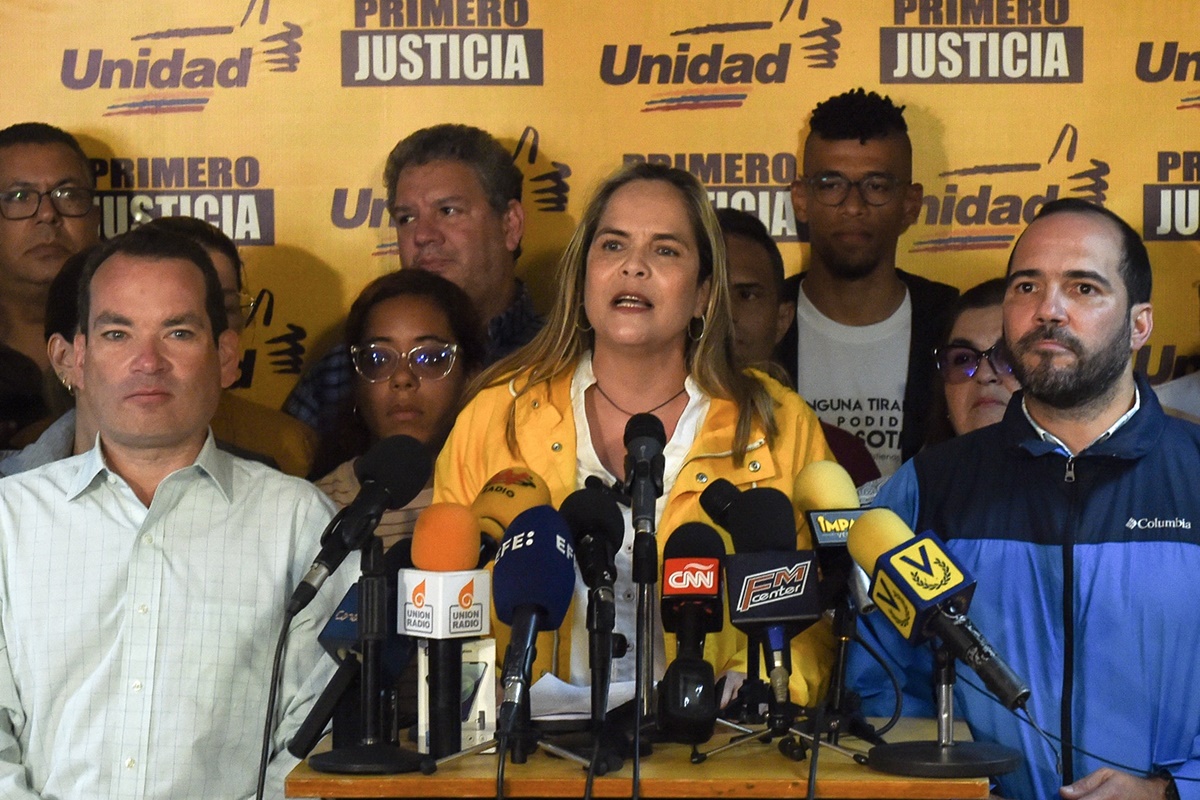 First Justice poses six key conditions to advance towards the democratic transition VENEZUELA-OPPOSITION-PRIMARIES-CAPRILES-CANDIDACY