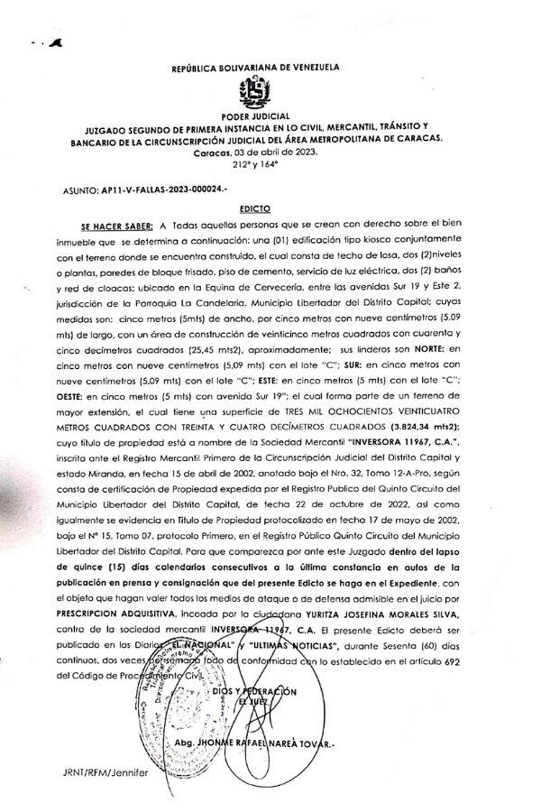 Edicto Inversora 11967,C.A. (2)
