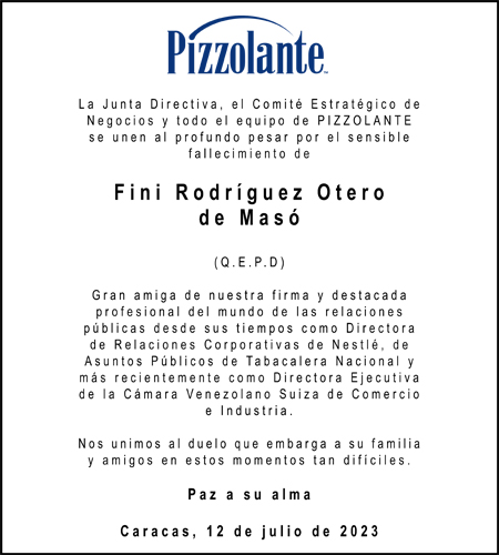 Obituario Fini Rodríguez Otero de Masó
