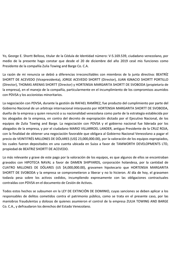 Comunicado Público 24082023 Estafa a PDVSA