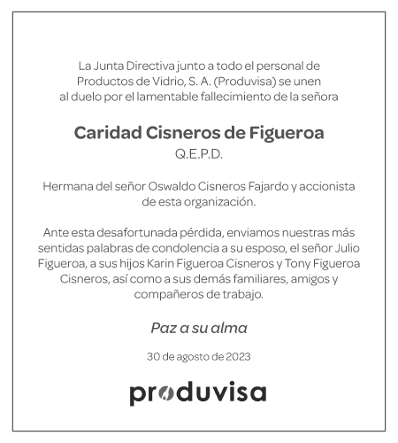 (7) Obituario Caridad Cisneros De Figueroa