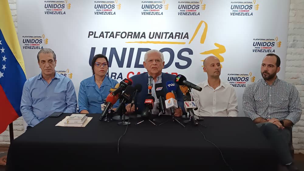 Plataforma Unitaria: "Vamos a hacer las primarias el 22 de octubre"