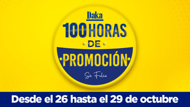 Vuelven las 100 horas de promoción en Tiendas Daka
