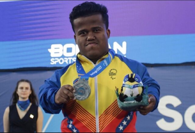 Heriberto Jesús Prieto ganó plata en los Parapanamericanos