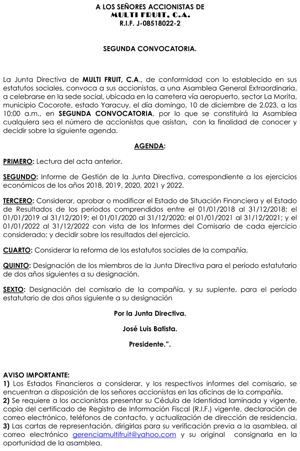 2da CONVOCATORIA POR PRENSA (1)