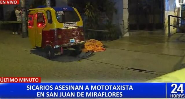 Sicarios matan a balazos a mototaxista venezolano en Perú