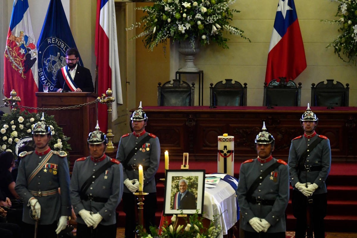 CHILE-POLITICS-PINERA-DEATH