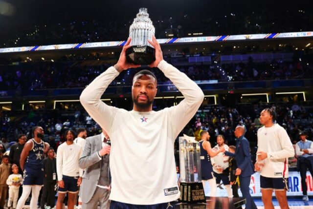 Damian Lillard conquista su primer MVP del Juego de las Estrellas de la NBA