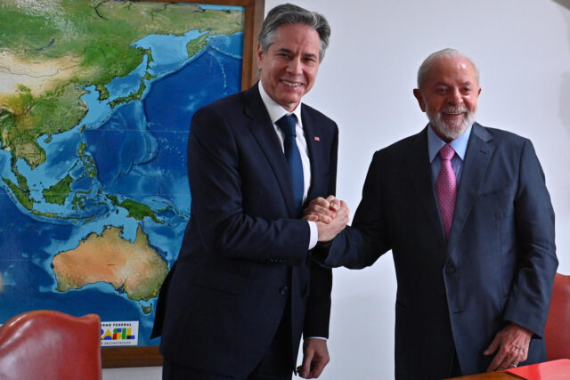 Lula recibió al secretario de Estado de EE UU antes de la reunión ministerial del G20
