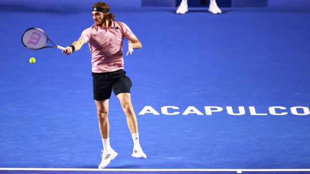 Tsitsipas donará 1.000 dólares por cada ace que anote en el Abierto mexicano