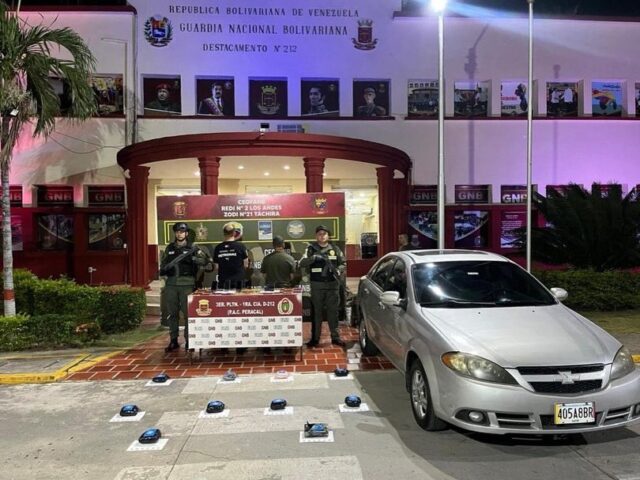 La GNB detuvo a 2 hombres con más de 10 kilos de droga en Táchira