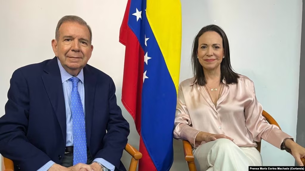 Edmundo González y María Corina Machado