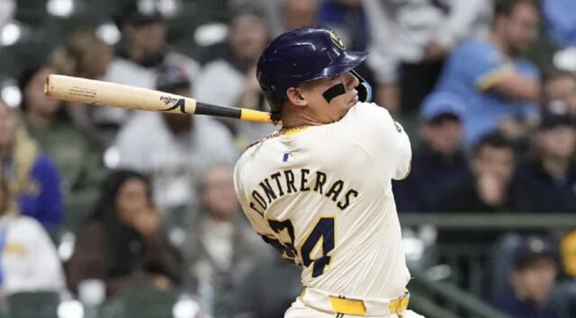 Contreras guió el triunfo de los Cerveceros con jonrón de tres carreras