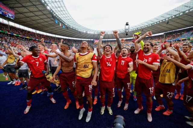 Italia se despidió de la Eurocopa y Suiza avanzó a cuartos