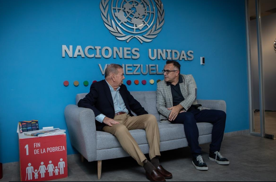 González Urrutia se reunió con expertos electorales de la ONU