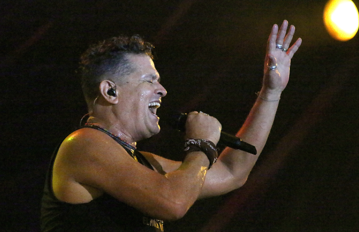 El cantante colombiano Carlos Vives participa en la décima edición del Festival de Jazz de Mompox. Foto EFE