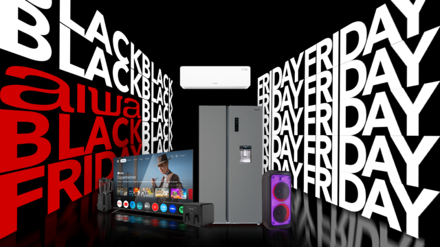 La decisión inteligente este Black Friday es AIWA. Calidad japonesa al mejor precio