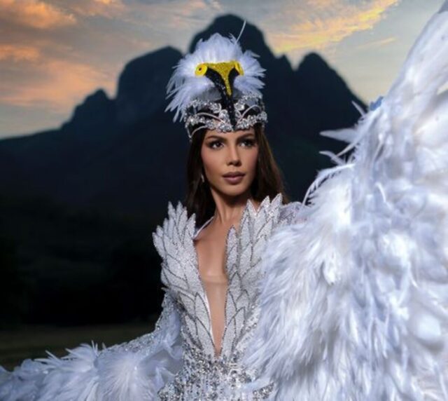 Sakra Guerrero brilló con su traje típico en el Miss Internacional