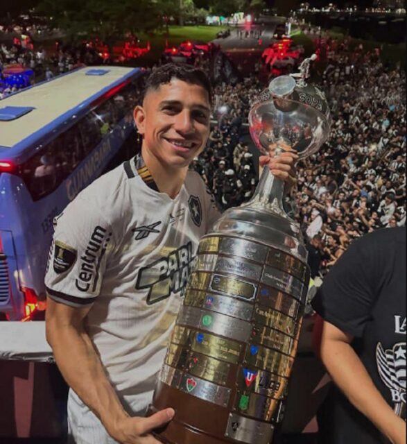 El Botafogo de Savarino celebró en las calles de Río de Janeiro la Libertadores