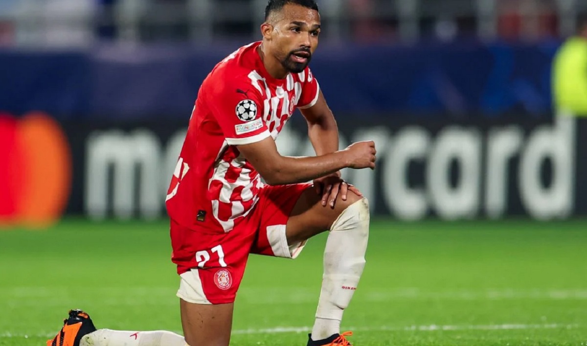 Con el Girona en la Champions Yangel Herrera no logró marcar goles ni asistencias Foto Archivo