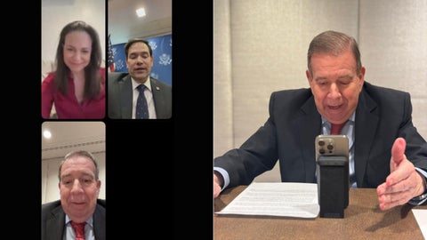 María Corina Machado y Edmundo González se reunieron con Marco Rubio