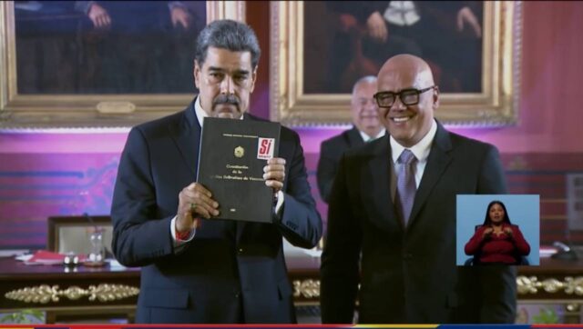 ¿Quiénes fueron los representantes internacionales en la "investidura" de Maduro?
