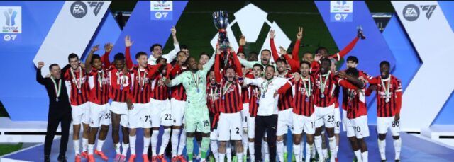 El Milan acabó con su sequía y se impuso en la Supercopa de Italia