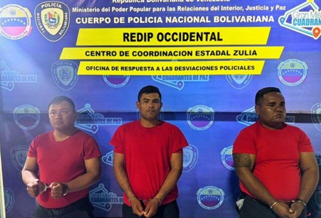 Detenidos tres policías que extorsionaron a joven en Zulia