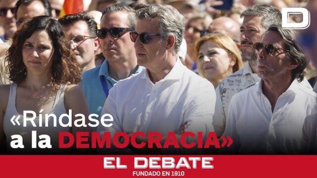 Alberto Núñez Feijóo a Pedro Sánchez: “Ríndase a la democracia; nadie le votó para hacer esto, ni los suyos”