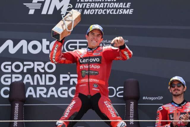 El piloto español Marc Márquez impone su ley en el GP de Aragón de MotoGP
