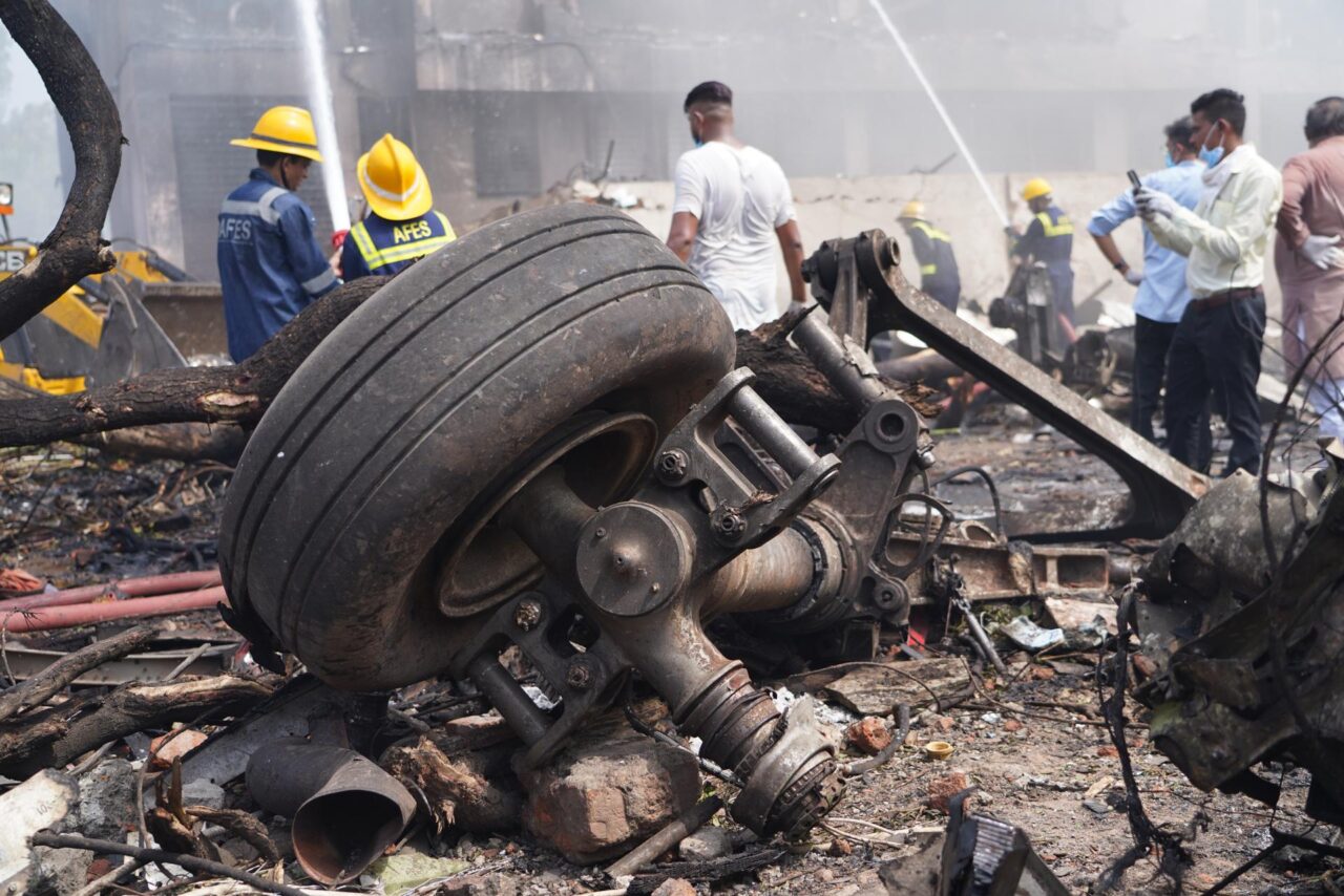 Air India plane with over 240 on board crashes after take-off in Ahmedabad