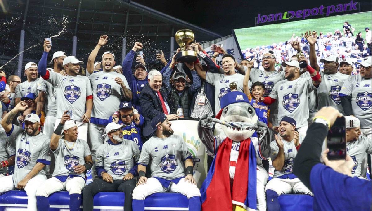 Venezuela se tituló en 2024 en el LoanDepot Park Foto Prensa CBPC