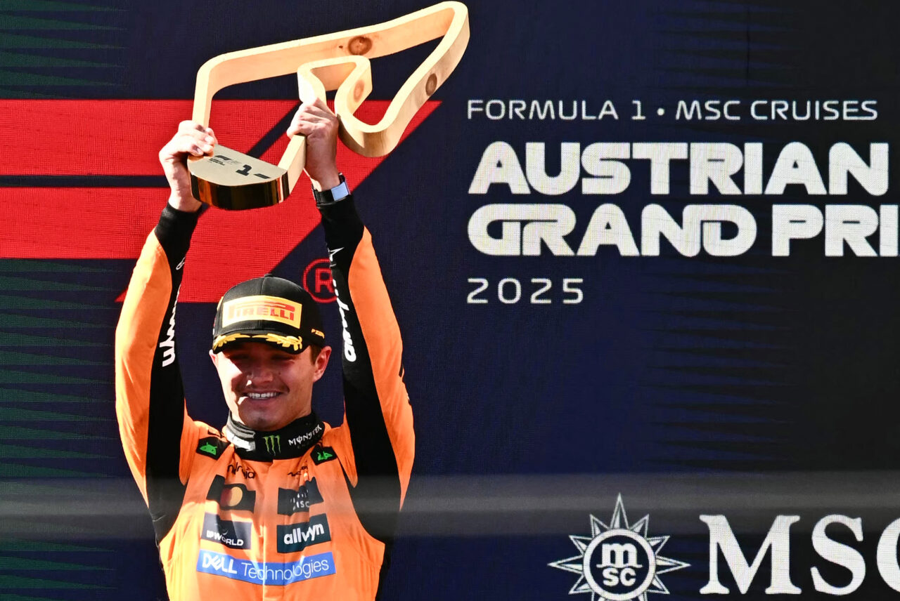 Lando Norris se quedó con el Gran Premio de Austria